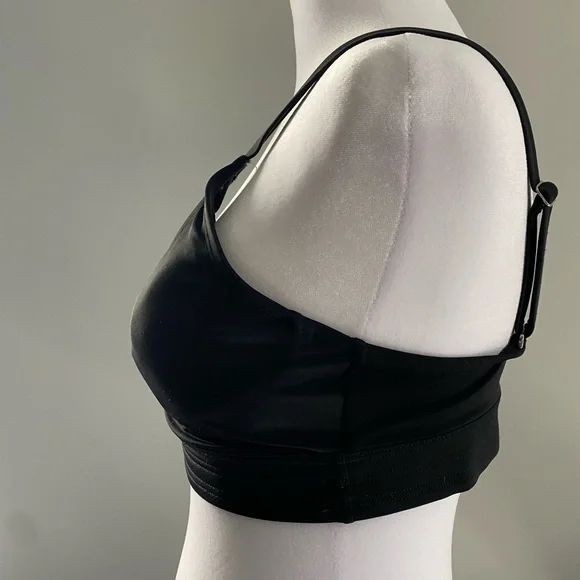 Athleta Stitched Band Bikini Top Black Size 32 B/C - Picture 4 of 10